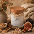 Brown Sugar and Fig - Scented Soy Candle - Medium