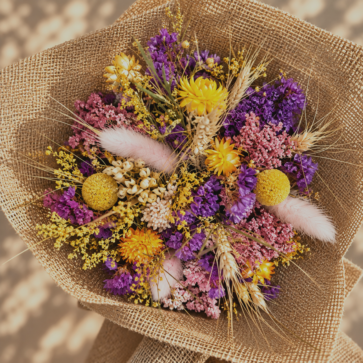 Mixed Dried Flower Posy