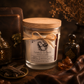 Leather & Oudh - Scented Soy Candle - Medium