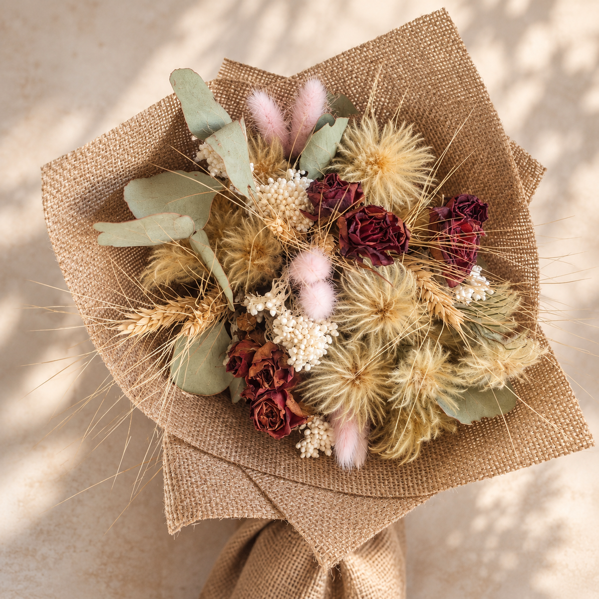 Mixed Dried Flower Posy