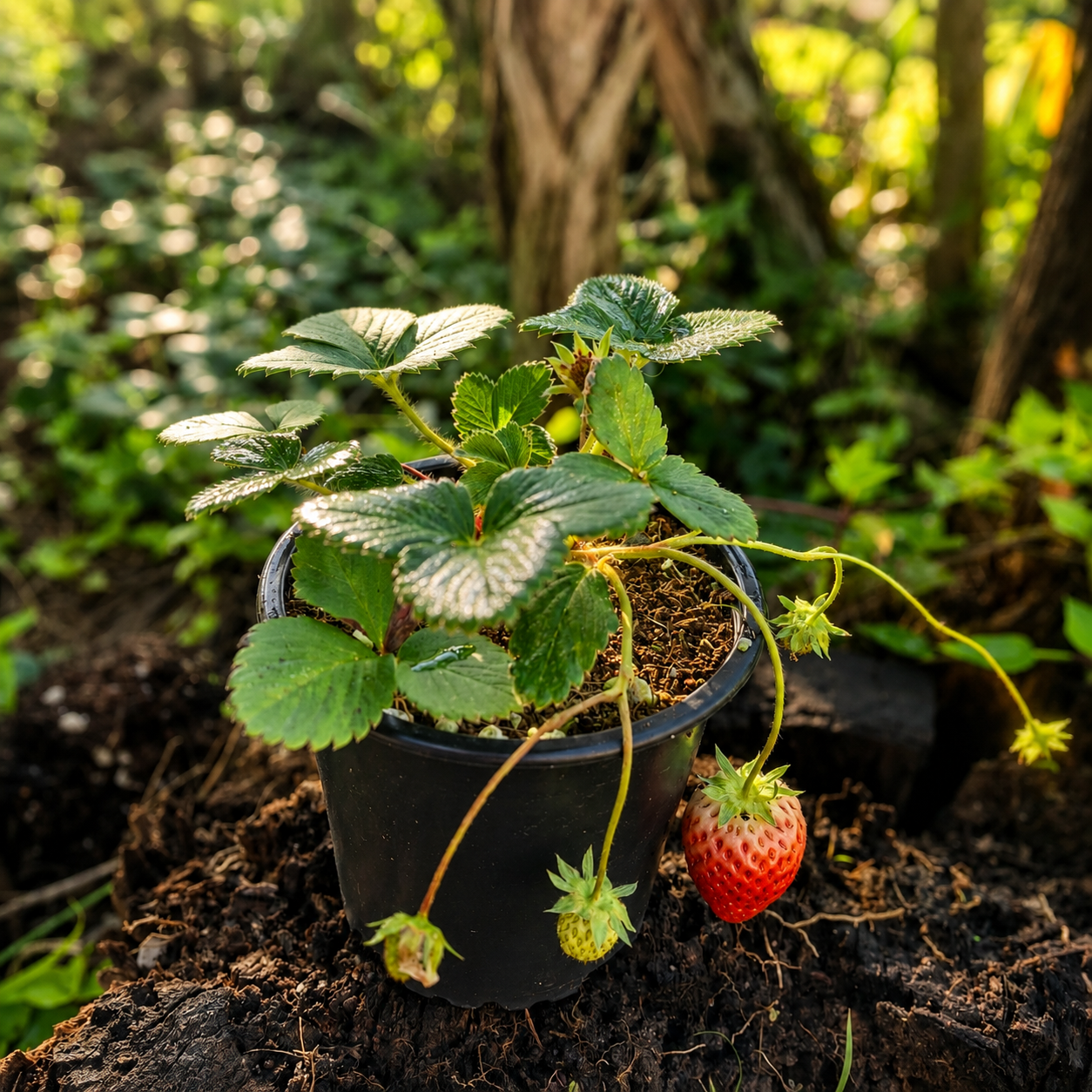 Assorted Strawberry - Potted Plants - 100mm